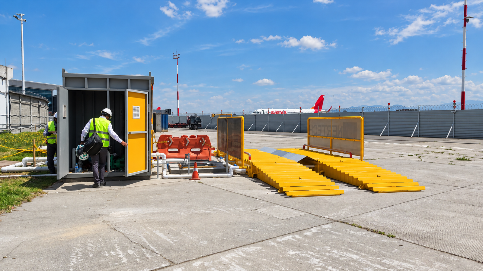 Tanque decantador y sistema de lavado para Aeropuerto El Dorado en Bogotá